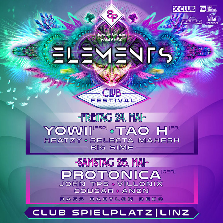 Party Flyer ELEMENTS CLUB FESTIVAL 24 May '19, 22:00