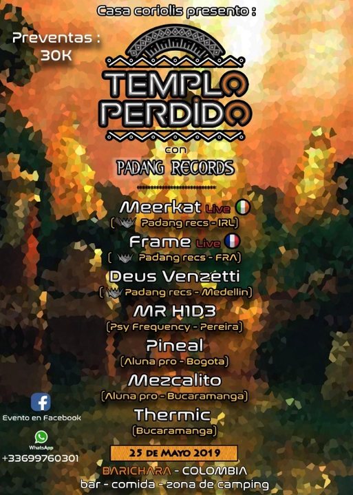 Templo perdido con Padang Records · 25 May '19, 20:00