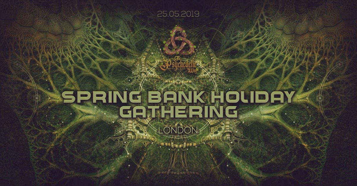 Party Flyer The Psychedelic Way Bank Holiday Gathering 25 May '19, 22:00