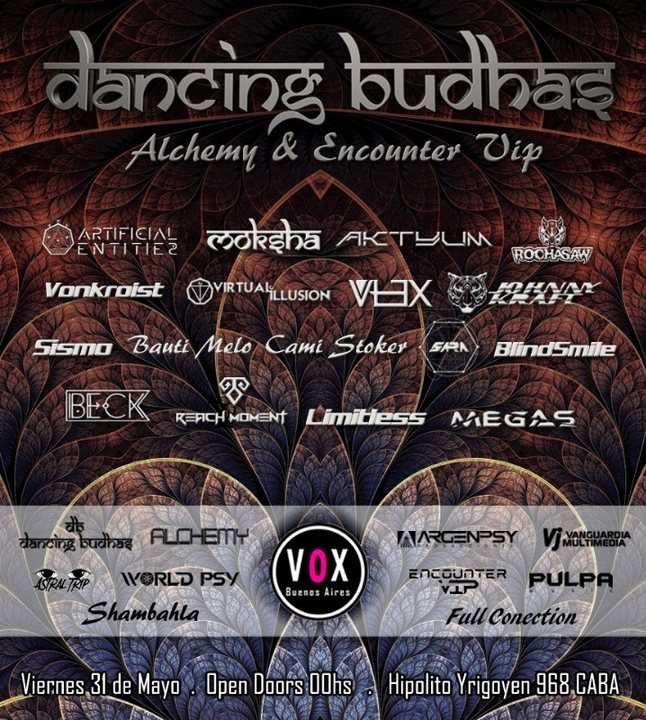 Dancing Budhas, Alchemy and Encounter presenta · 31 May '19, 23:30