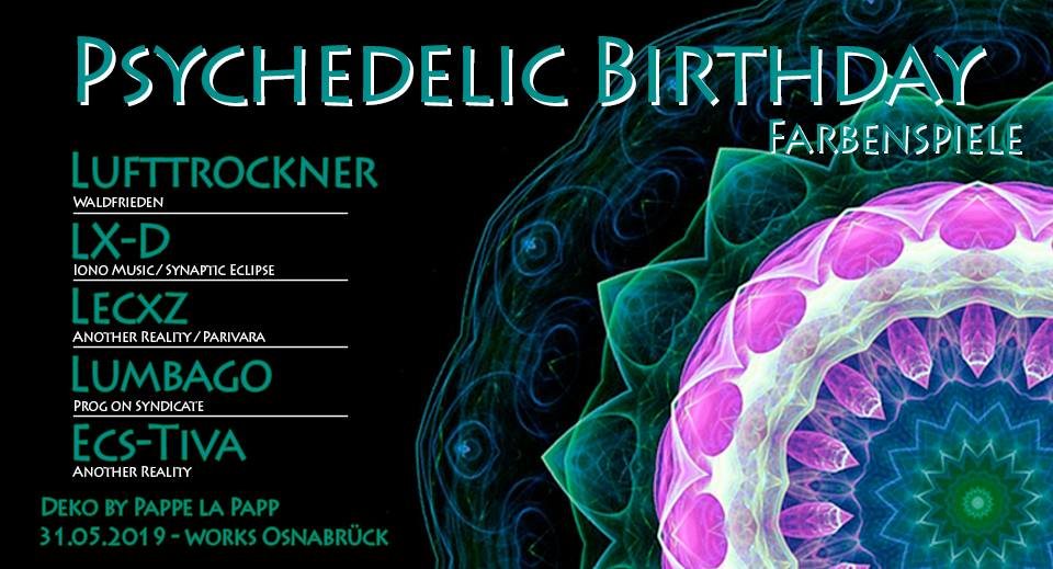 Psychedelic Birthday by Frbeenspiele · 31 May '19, 22:00