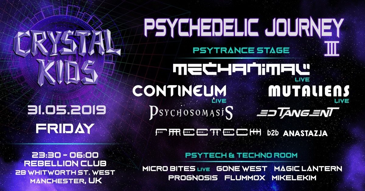 Party Flyer Psychedelic Journey III 31 May '19, 23:30