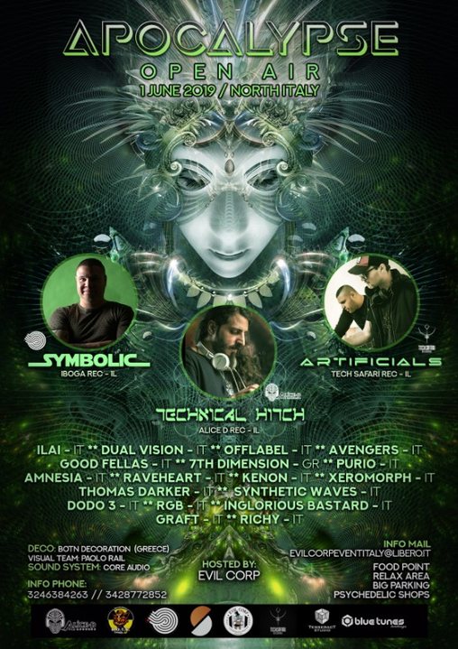 Apocalypse Open Air w/ Symbolic / Technical Hitch / Artificials · 1 Jun '19, 18:00