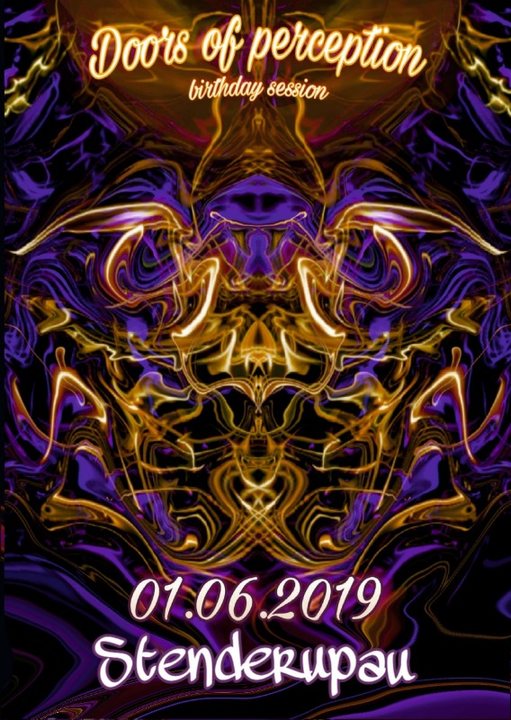 Party Flyer Doors of Perception (Birthday Session) 1 Jun '19, 17:00
