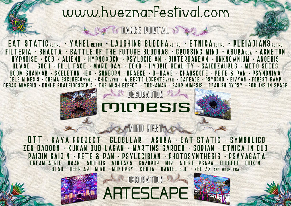 Party Flyer Huéznar Festival 2019 5 Jun '19, 12:00