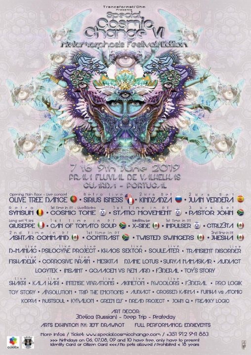 SPECIAL COSMIC CHANGE VI - Metamorphosis Festival Edition · 7 Jun '19, 14:00