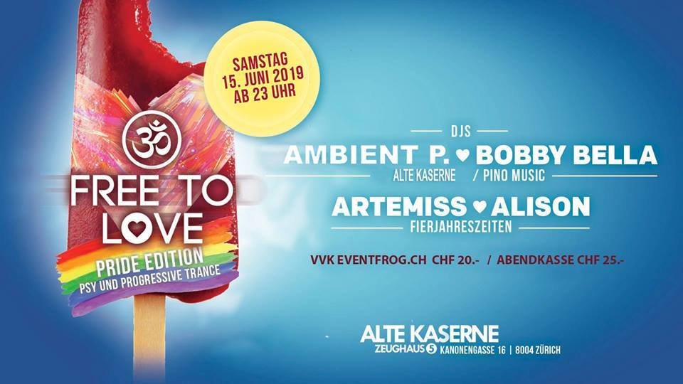 FREE TO LOVE - PRIDE EDITION · 15 Jun 19, 23:00