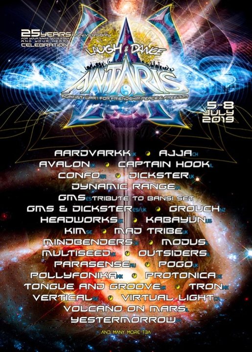 Party Flyer 25. Antaris Project 5 Jul '19, 11:00