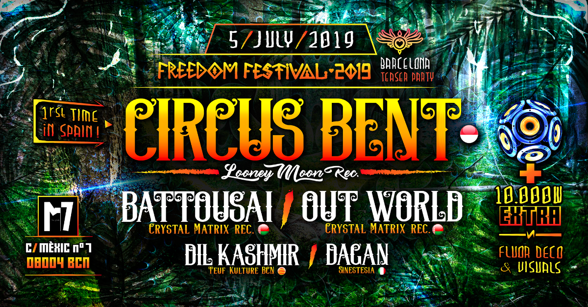 Freedom Festival teaser Party in Barcelona · 5 Jul '19, 23:30