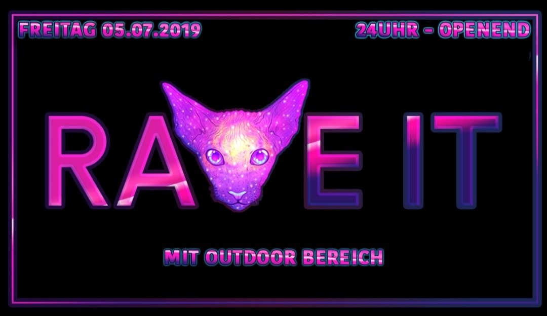 Party Flyer OUTDOOR ૐ RAVE IT 5 Jul '19, 23:00