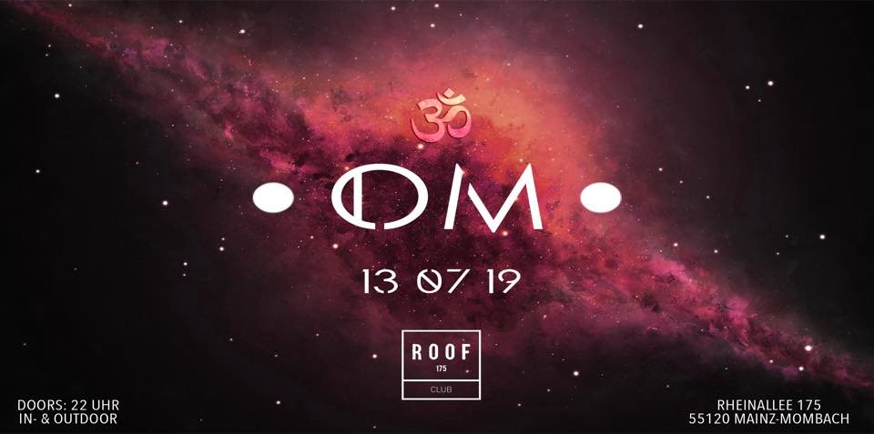 Party Flyer •OM• The sound of Universe 13 Jul '19, 23:00