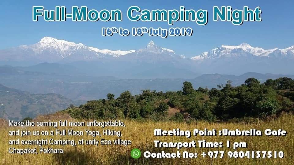 Fullmoon Camping Night · 16 Jul '19, 22:00