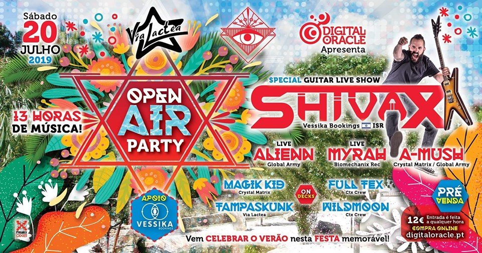 Party Flyer OPEN AIR VIA LACTEA 2019 20 Jul '19, 23:30