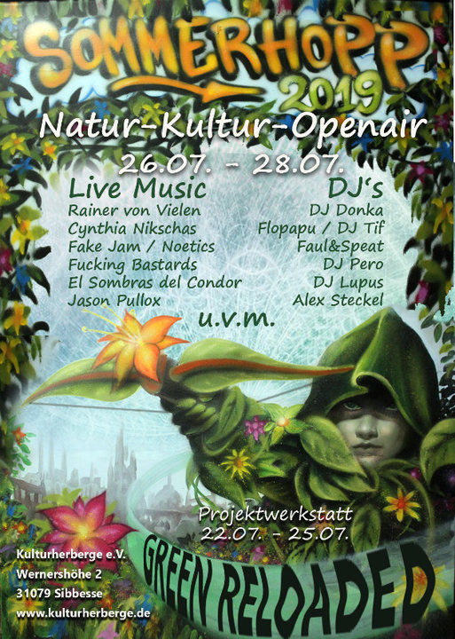 Sommerhopp Festival green reloaded · 26 Jul '19, 16:00
