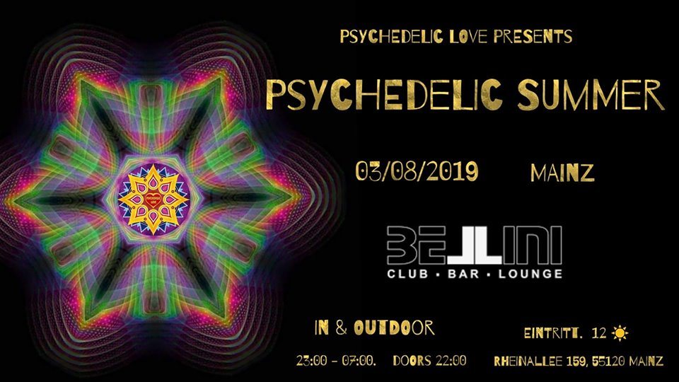 Party Flyer PSYCHEDELIC SUMMER 2019 3 Aug '19, 22:00