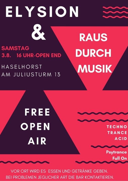 Raus durch Musik - umsonst&draußen 3 Aug '19, 16:00