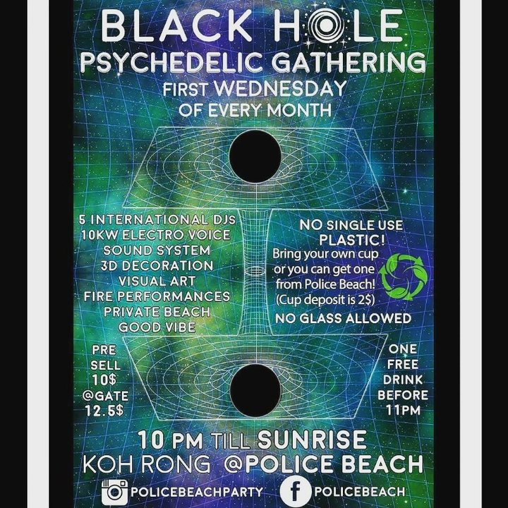 Party Flyer Black Hole Psychedelyc Gathering 7 Aug '19, 22:00