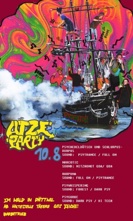 Atzeparty · 10 Aug 19, 22:00
