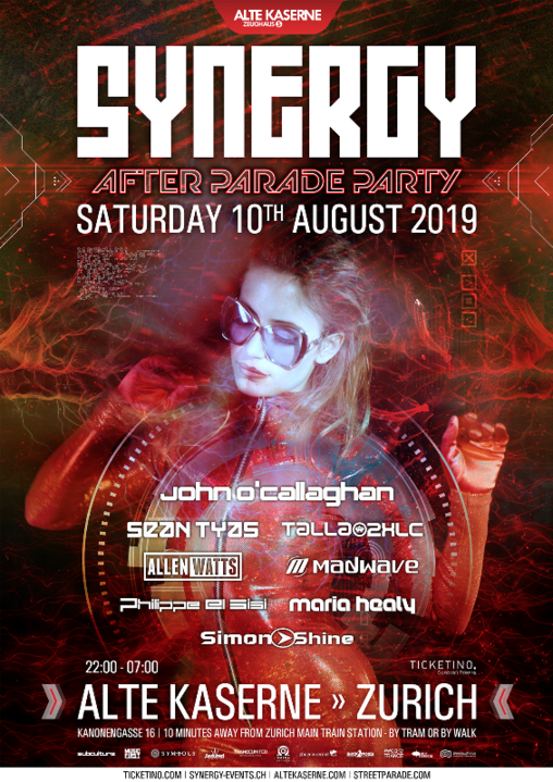 SYNERGY 'After Parade Party' · 10 Aug 19, 22:00