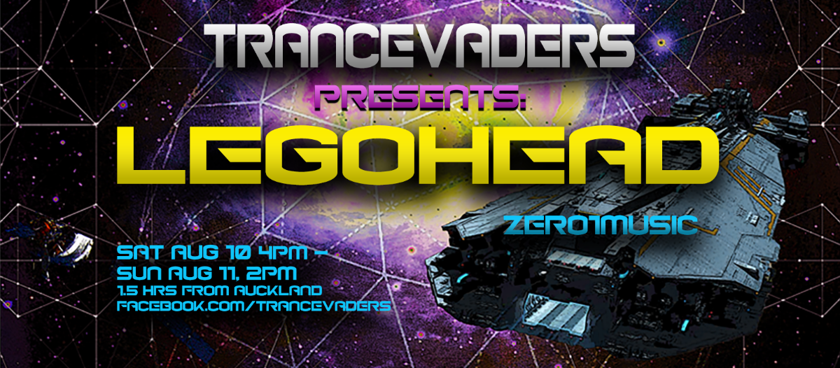 Party Flyer Trancevaders presents-LEGOHEAD 10 Aug '19, 16:00