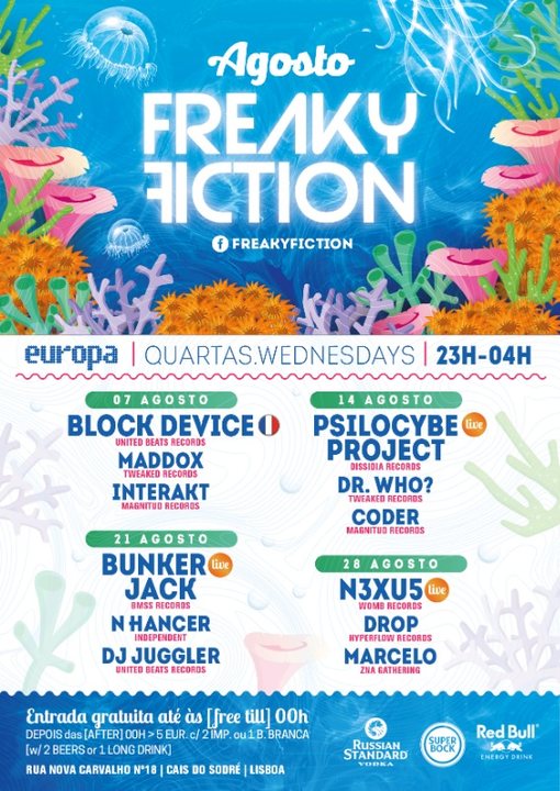 FREAKY FICTION · 14 Aug '19, 23:00