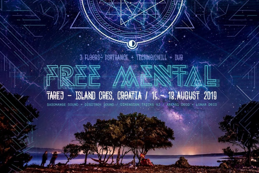 Party Flyer FreeMental Festival - Beta Edition 15 Aug '19, 20:00