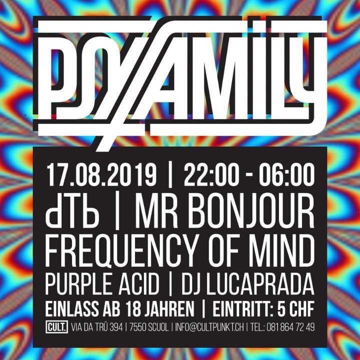 Party Flyer Psyfamily 17 Aug '19, 22:00