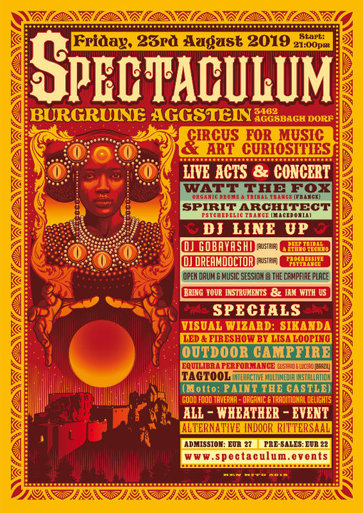 °SPECTACULUM° circus for music - SPIRIT ARCHITECT live, WATT THE FOX ...