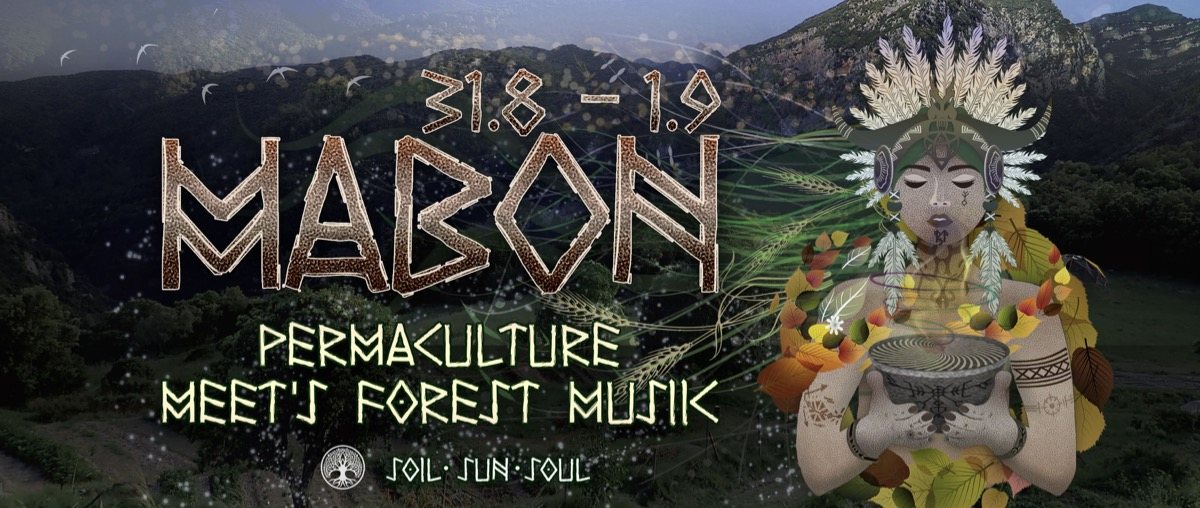Party Flyer Mabon - Permaculture meet´s Forest Music 31 Aug '19, 18:00