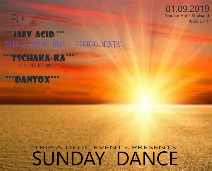 Party Flyer SUNDAY DANCE 1 Sep '19, 10:00
