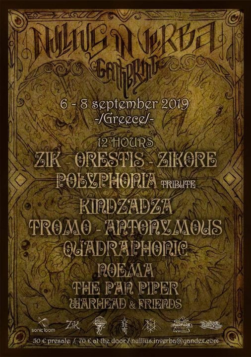 Nullius in verba Gathering · 6 Sep 19, 18:00
