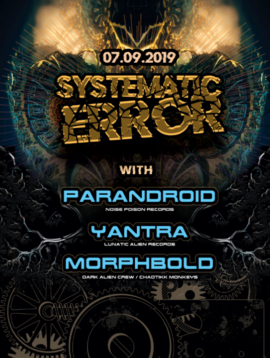 Party Flyer Systematic Error with Parandroid & Yantra 7 Sep '19, 22:00