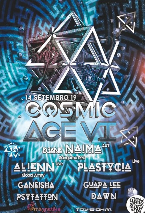 Party Flyer Cosmic Age VI 14 Sep '19, 23:30