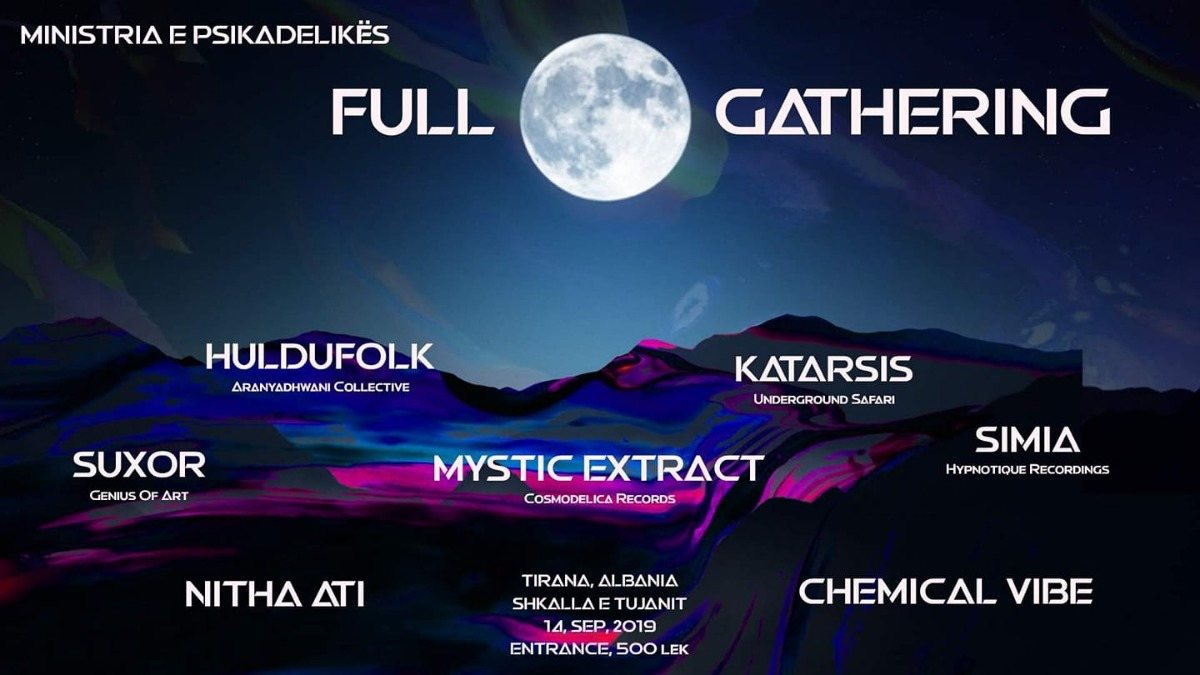 Full Moon Gathering · 14 Sep 19, 22:00