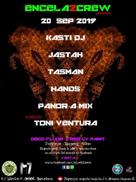 Party Flyer ENCELA2CREW PRESENTS: 20 Sep '19, 23:30