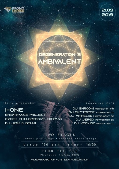 Degeneration 3 (ambivalent edition) (2 STAGES, CHILL OUT & PSY TRANCE · 21 Sep 19, 16:00