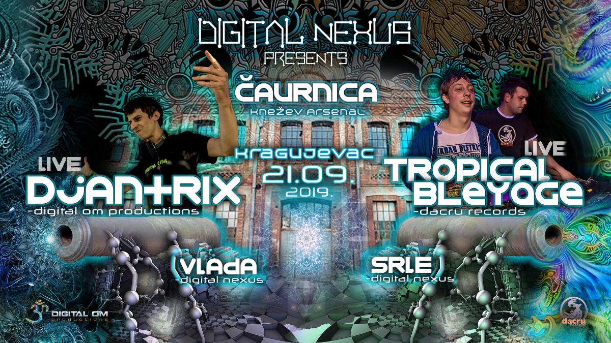 Djantrix & Tropical Bleyage@Kragujevac,Serbia · 21 Sep 19, 22:00