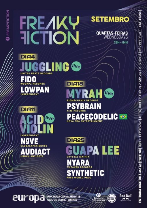 Party Flyer FREAKY FICTION 25 Sep '19, 23:00