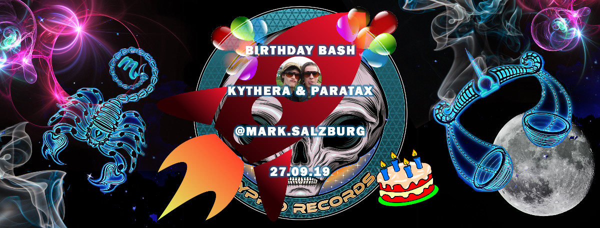 Birthday Bash by Hyprid Rec. 27 Sep '19, 22:00