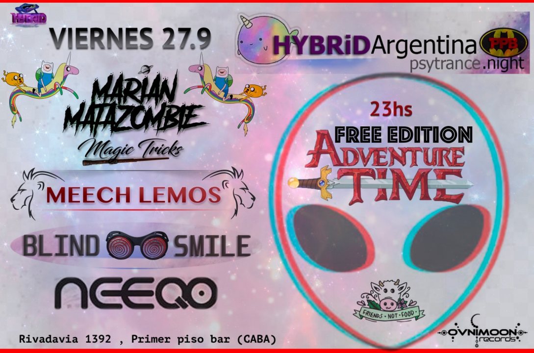 Party Flyer Freepa at PPB // Hybrid Argentina // Psytrance 27.9.19 27 Sep '19, 23:00
