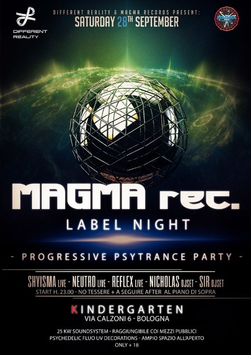 Party Flyer MAGMA Label Night + After 28 Sep '19, 23:00