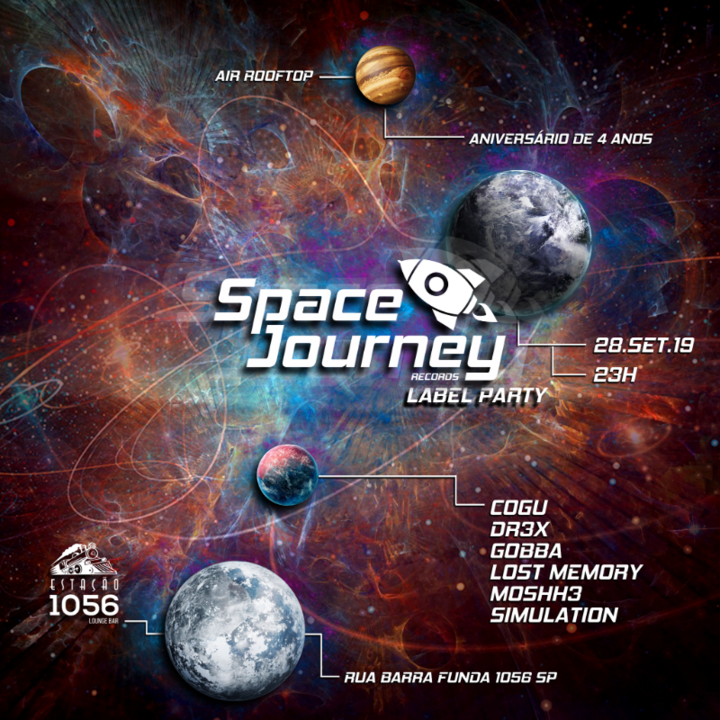Party Flyer Space Journey Records Label Party 28 Sep '19, 23:00