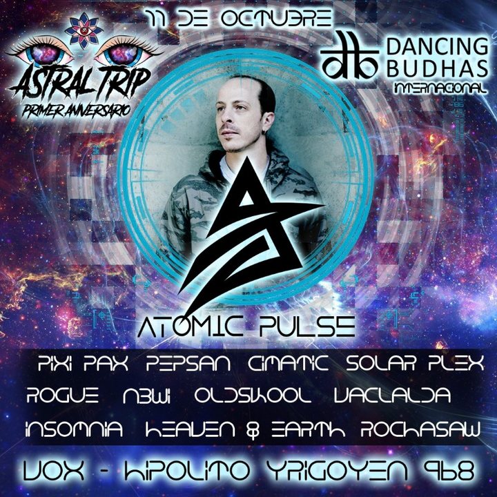 Atomic Pulse (Israel) in Buenos Aires · 11 Oct '19, 23:30
