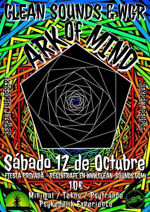 Party Flyer Ark of Mind! 12 Oct '19, 16:00