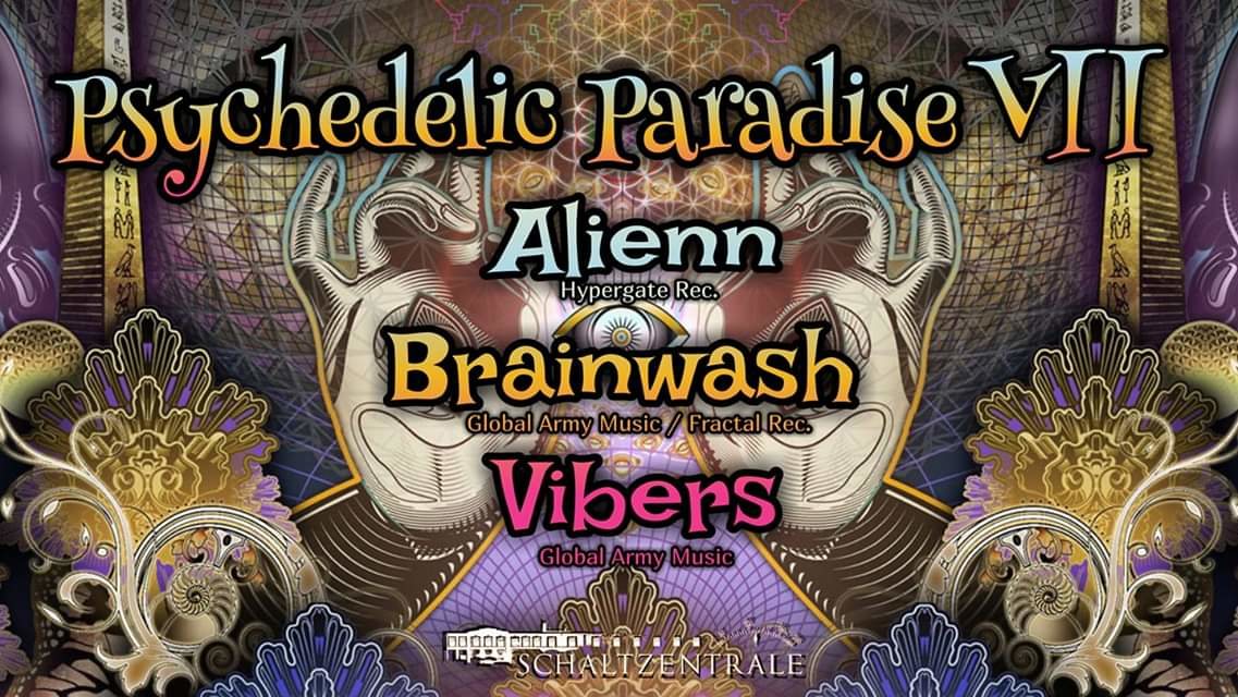 Party Flyer Psychedelic Paradise VII 19 Oct '19, 22:00