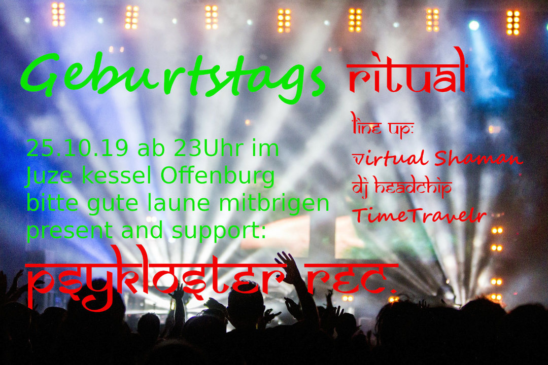 Party Flyer Geburtstags Ritual 25 Oct '19, 23:00