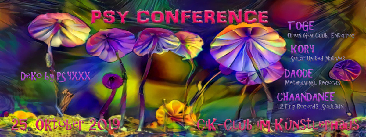 Psy Conference · 25 Oct '19, 22:00