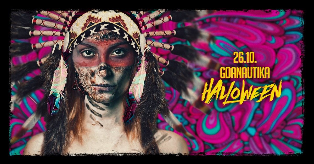 Party Flyer ॐGoanautika Halloween Specialॐ Phaxe,Klopfgeister,Crazy Astronaut 26 Oct '19, 22:00