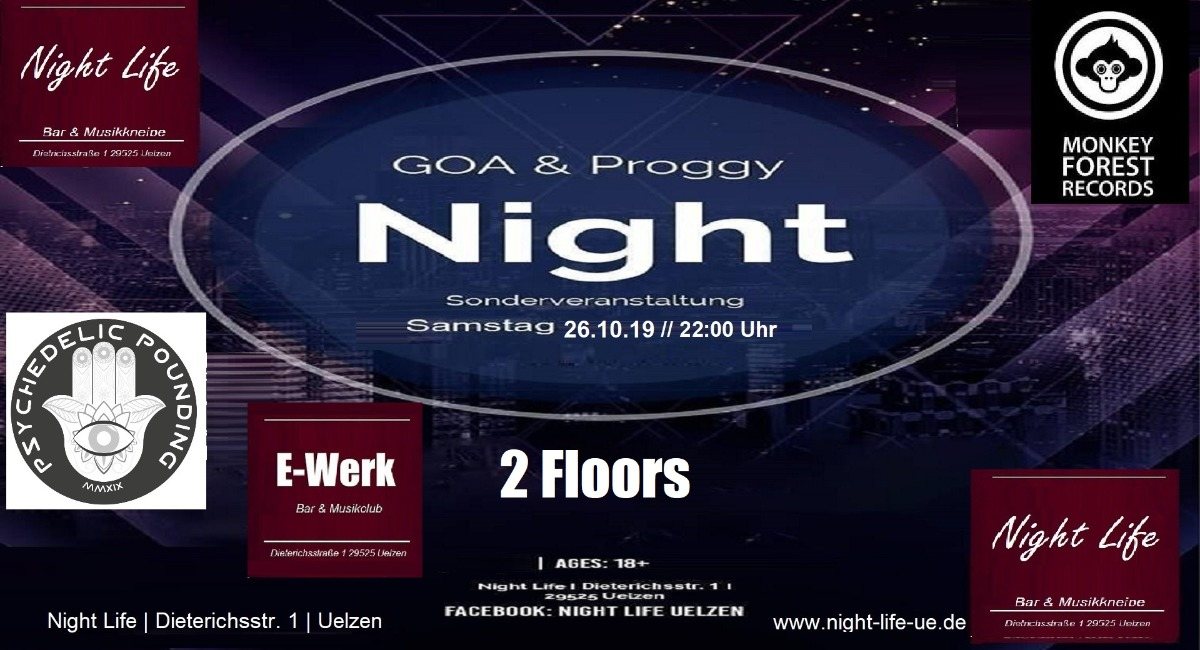 Psychedelic Pounding Indoor 2Floors Experience meets Eulenklause · 26 Oct '19, 22:00