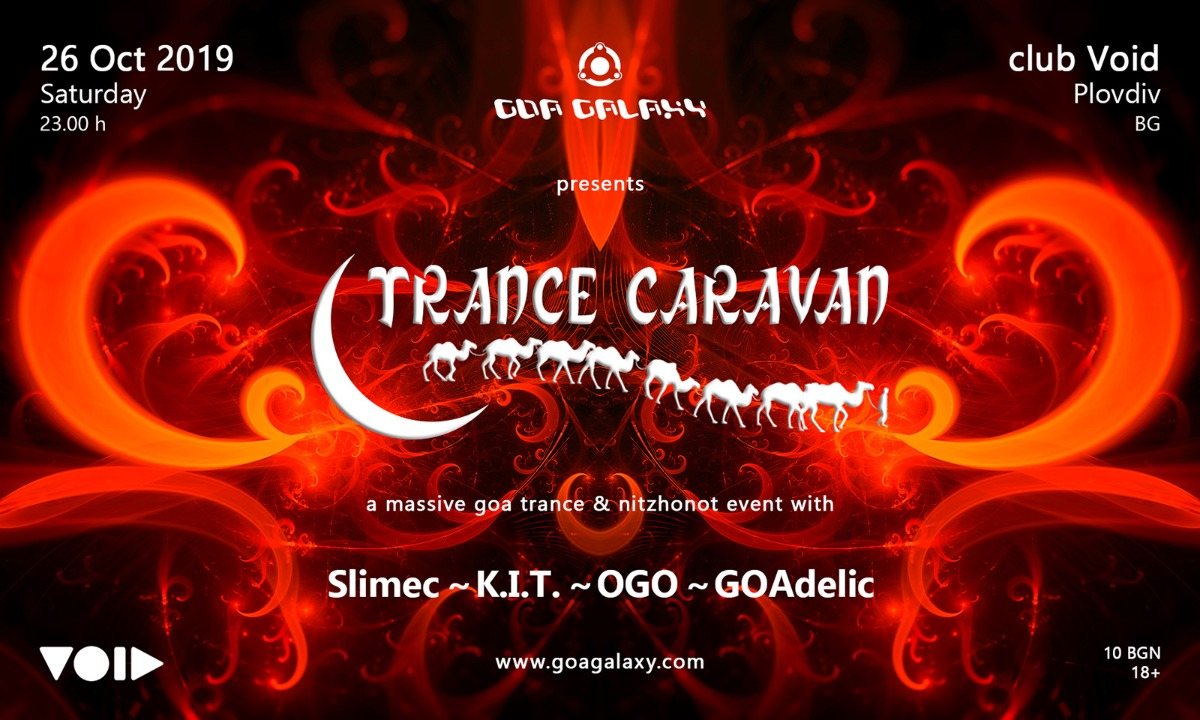 Party Flyer TRANCE CARAVAN 26 Oct '19, 23:00